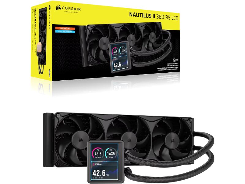 CORSAIR NAUTILUS II RS ARGB Liquid CPU Cooler — CW-9061053-WW