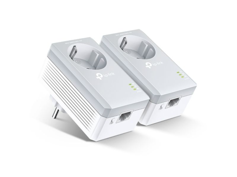 Tp-Link AV600 Passthrough Powerline Starter Kit (TL-PA4010P KIT)