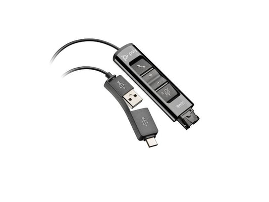 Poly DA85 USB to QD Black Adapter TAA (786C7AA)
