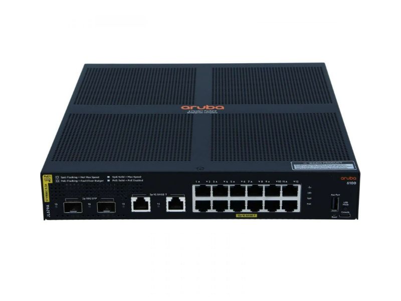 Aruba 6100 12G CL4 2SFP+ 139W Swc JL679A