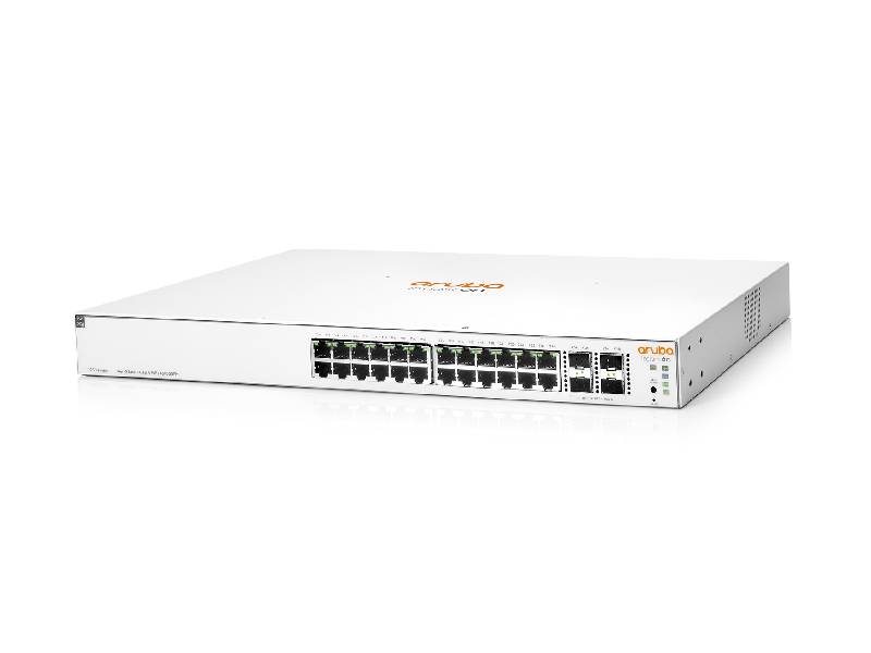 HPE Networking Instant On Switch 24p Gigabit CL4 PoE 4p SFP+ 195W 1930 (JL683B)