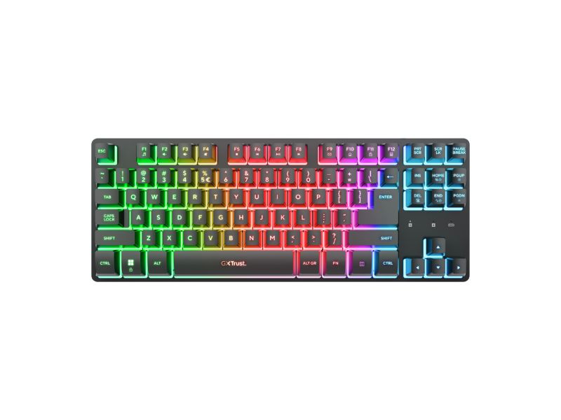 Gaming Keyboard Trust GXT831 Thado TKL BLK US — 26169