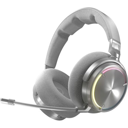 Corsair Wireless Gaming Headset Virtuoso MAX RGB — Dolby Atmos — Silver -CA-9011373-WW