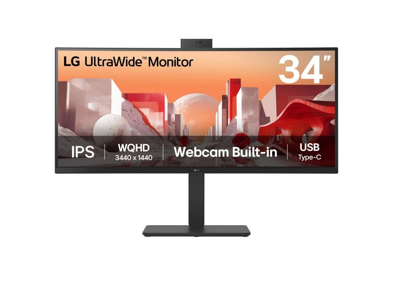 LED LG 34BA85QE CURVED QHD IPS CAM 34"