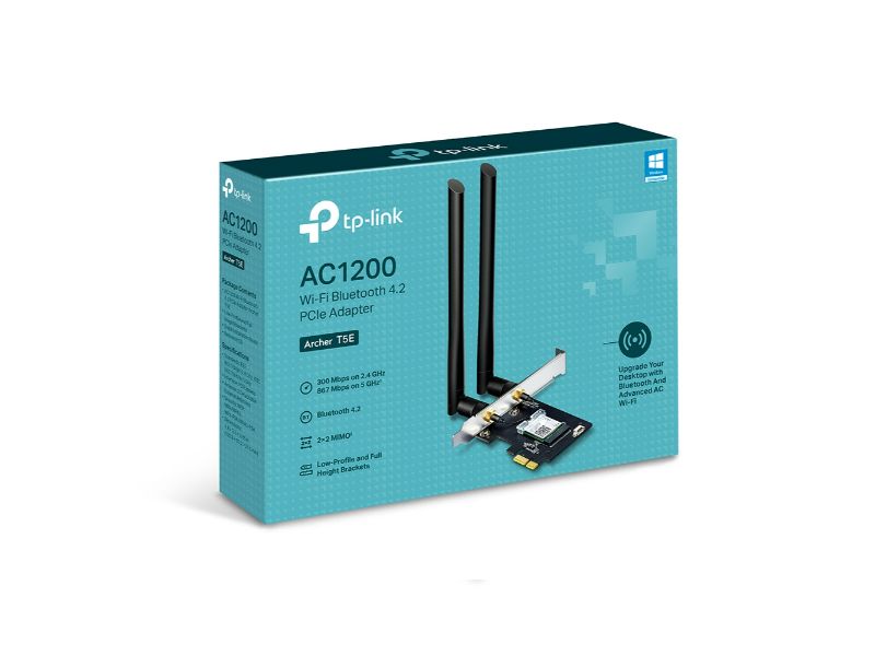 Tp-Link AC1200 Wi-Fi Bluetooth 4.2 PCIe Adapter (Archer T5E)