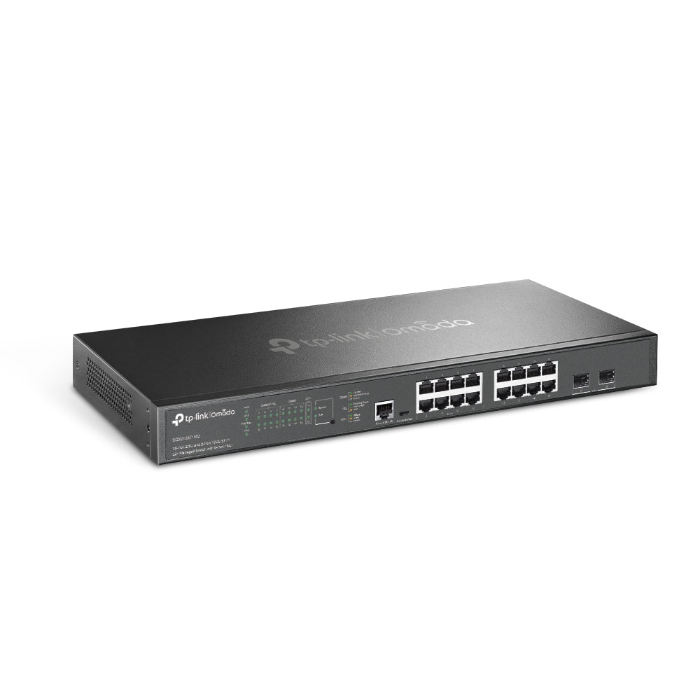 Tp-Link Omada 16-Port 2.5G and 2-Port 10GE SFP+ L2+ Managed Switch with 8-Port PoE+ (SG3218XP-M2)