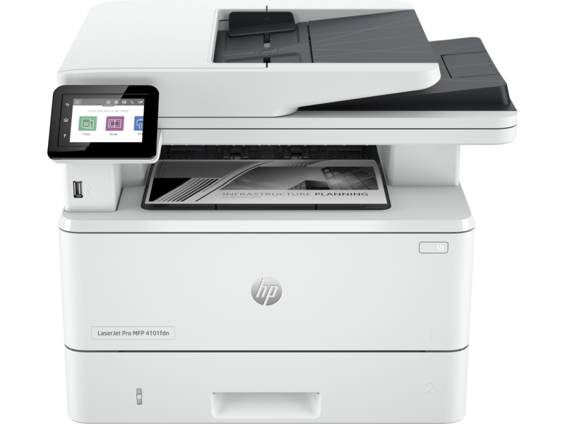 HP LaserJet Pro MFP 4102dw Printer — 2Z622F