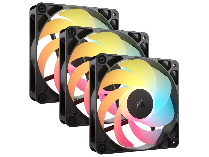 CORSAIR Fan RS120-R ARGB (Triple Black)