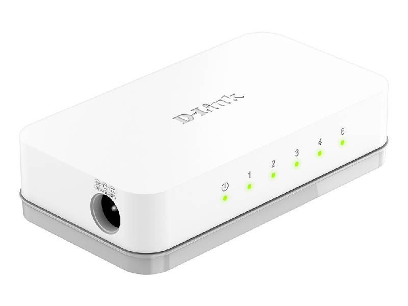 D-Link Desktop Switch 5-Port Fast Ethernet Easy (GO-SW-5E)