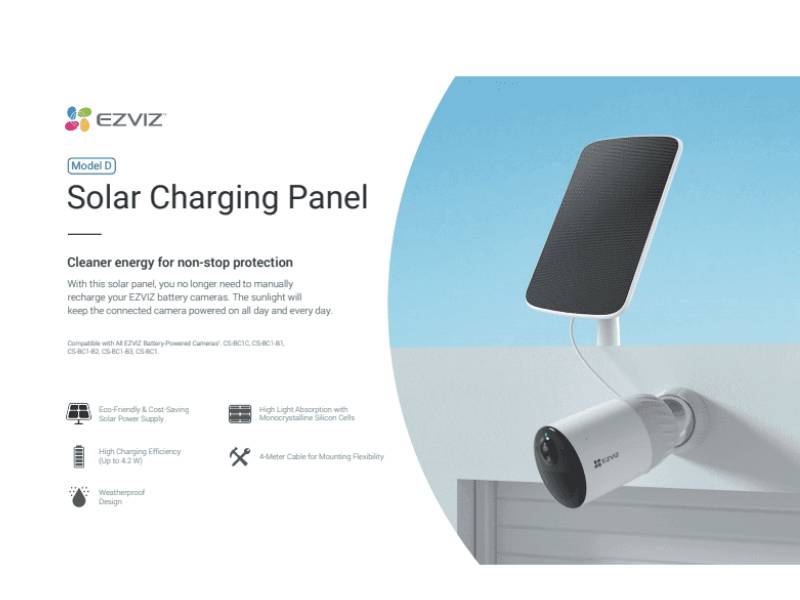 Ezviz Solar Panel-D 4.2W for BC1 and BC1C (CS-CMT-SP-D)