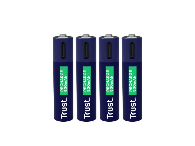 USB-C RECHARGEABLE BATTERIES 4P — AAA