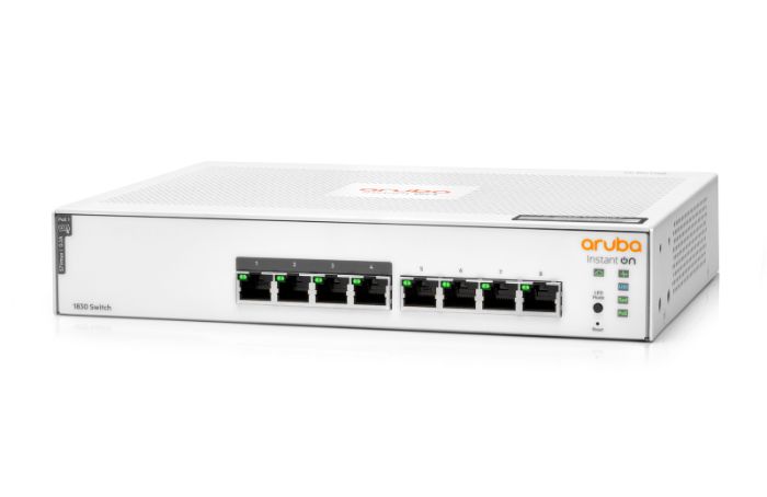 HPE Aruba Instant On 1830 8G 4p Class4 PoE 65W Switch (JL811A)