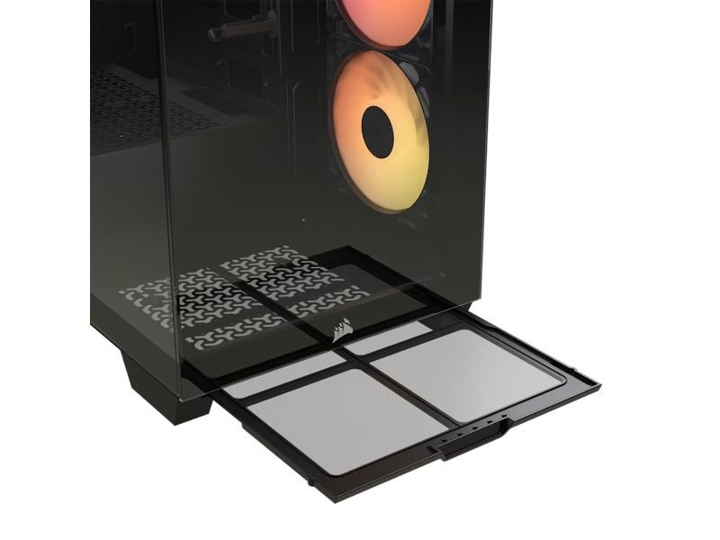 Corsair 3500X ARGB / Mid-Tower Case / Tempered Glass / ATX / Black – PN: CC-9011322-WW