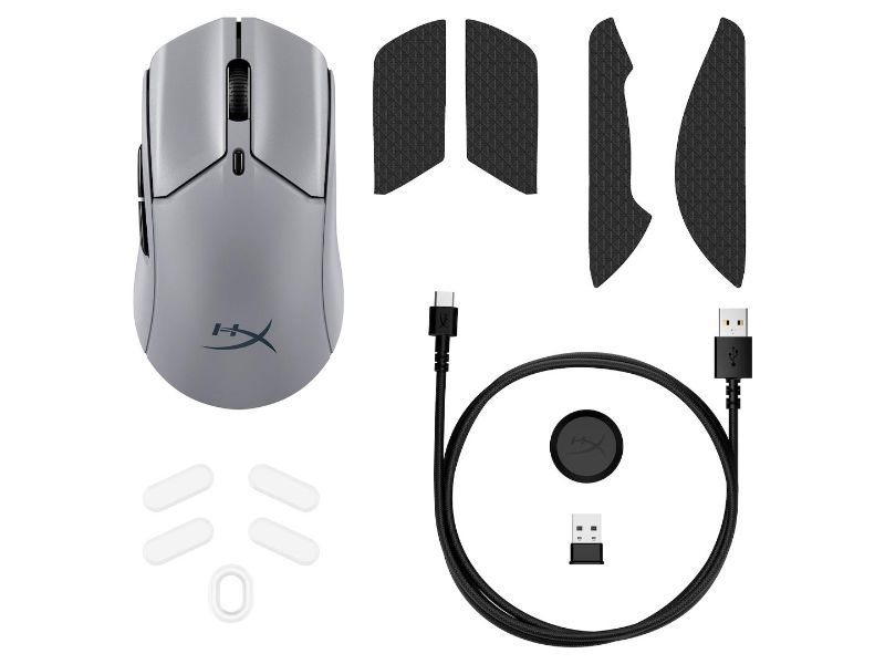 HyperX Pulsefire Haste 2 Pro 4K Wireless Gaming Mouse — Grey — A1KY5AA