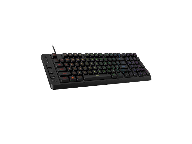 HyperX Eve 1800 Membrane Compact Gaming Keyboard RGB (US Layout) — Black — B7JE0AA