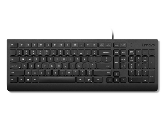 Lenovo Essential Wired Keyboard (Black) — Greek 319