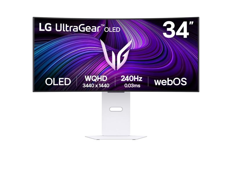 Monitor LG 34GX90SA / 34''-3440x1440-OLED-240Hz-0.03ms / Curved — 34GX90SA-W