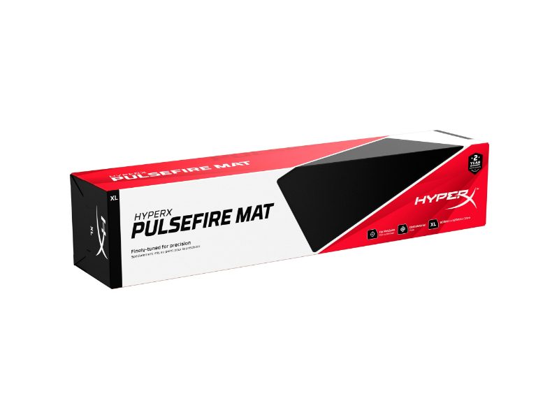 HyperX Pulsefire Mat Gaming Mouse Pad Cloth — XL — Black — 4Z7X5AA