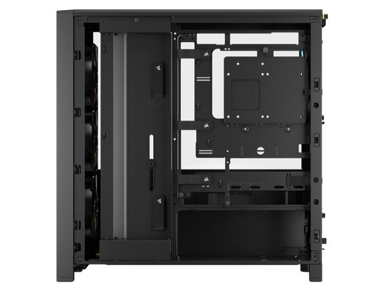 CORSAIR Case 4000D FRAME LCD ARGB (Mid-Tower, TG, Black) — PN CC- 9011326-WW