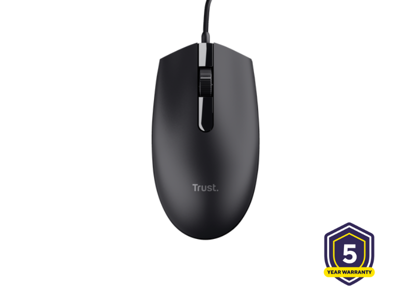 MOUSE USB TRUST BASI BLACK 24271