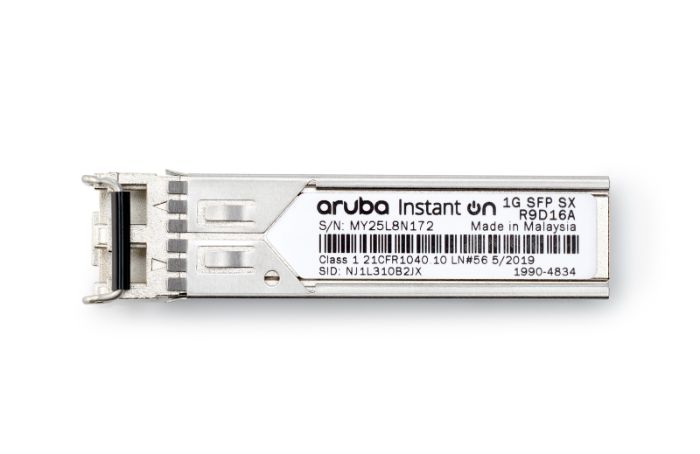 HPE Aruba Instant On 1G SFP LC SX 500m OM2 MMF Transceiver (R9D16A)