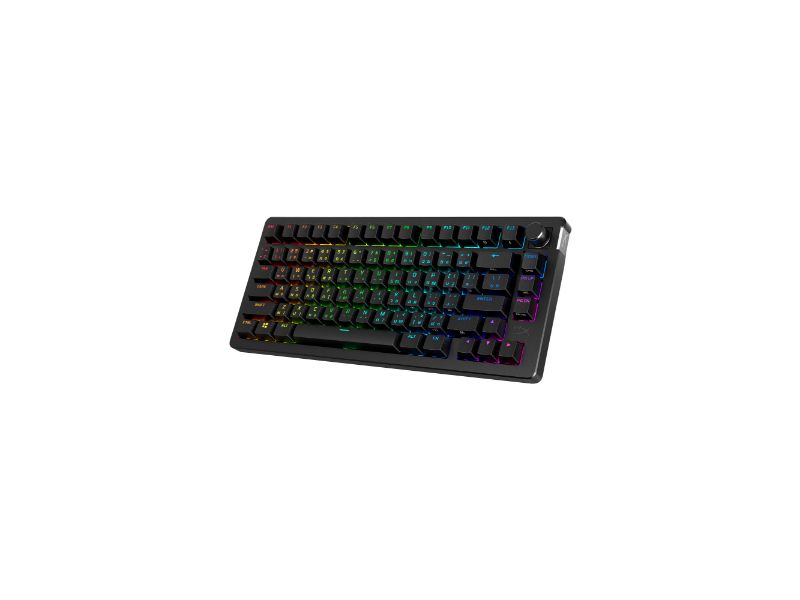 HyperX Alloy Rise 75 Mechanical Gaming Wireless Keyboard (US Layout) — Black -91Y91AA