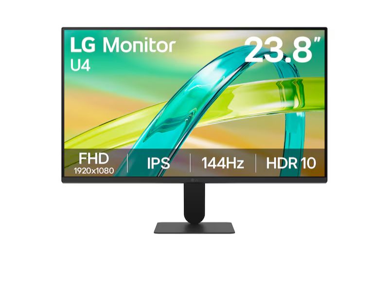 Monitor LG 24U411B-B/24'-FHD-IPS-144Hz-1ms/FreeSync — 24U411B-B