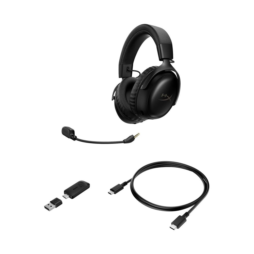 HyperX Cloud III S Wireless Over Ear Gaming Headset Black — A59YZAA