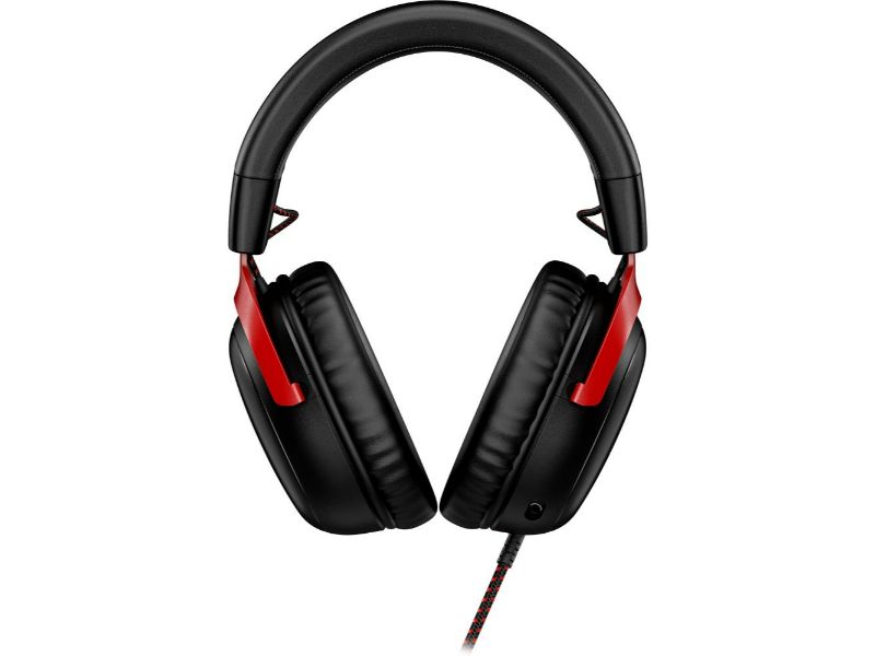 HyperX Cloud III Over Ear Wired Gaming Headset Black/Red — 727A9AA