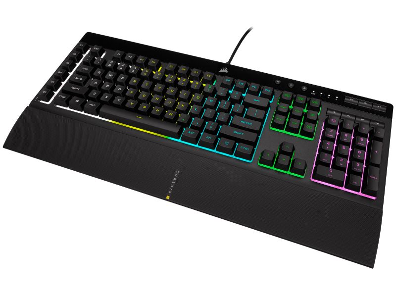 Corsair Wired Gaming Keyboard K55 PRO RGB — GR Layout — Black — CH- 9226765-GR2