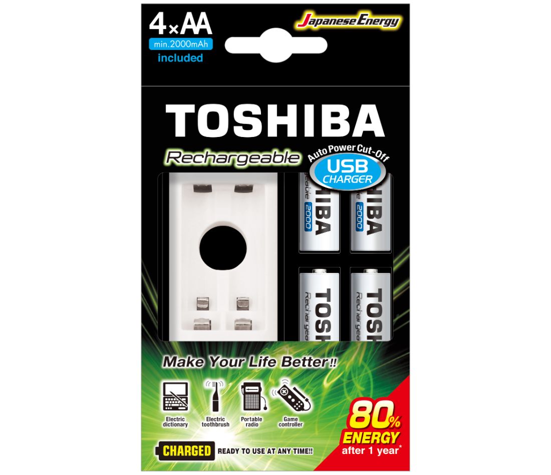 TOSHIBA TNHC-6GME4 CB (AA 2000mAh x 4)