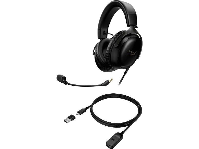 HyperX Cloud III Wired Over Ear Gaming Headset Black — 727A8AA
