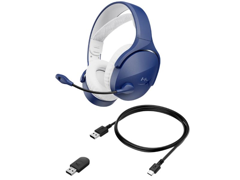 HyperX Cloud Jet Wireless Over Ear Gaming Headset Light Blue — AM7A0AA