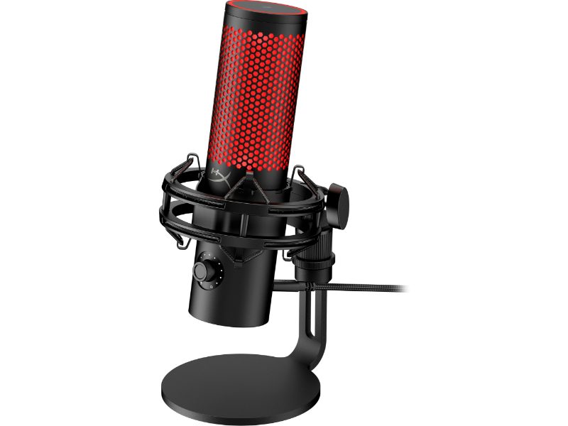HyperX QuadCast 2 USB Microphone — Red Lighting — Black — 872V1AA