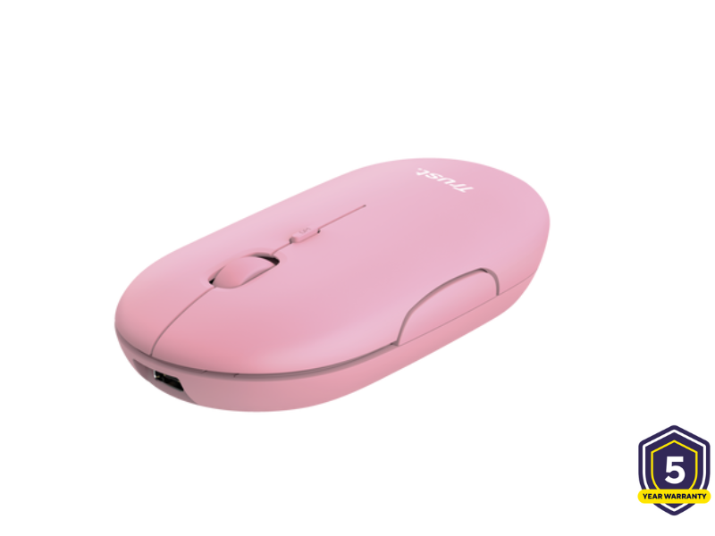 MOUSE WRLS TRUST PUCK RCHRG PINK 24125