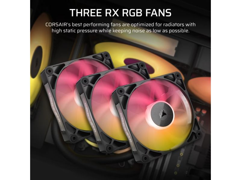 CORSAIR CPU LC TITAN RX360 ICUE LINK RGB