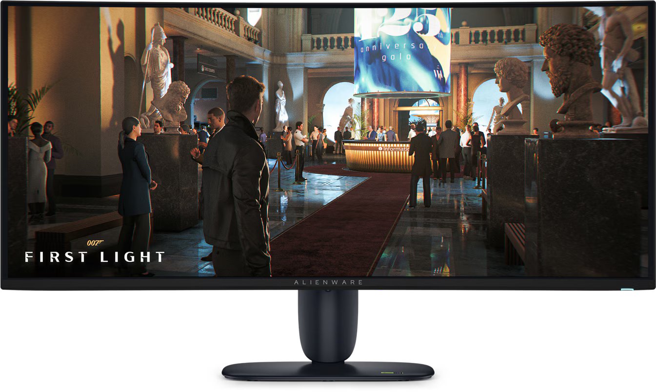 DELL Monitor ALIENWARE AW 3426DW 34" QD-OLED 280Hz, HDMI, DP, USB-C,Height Adjustable,3YearW