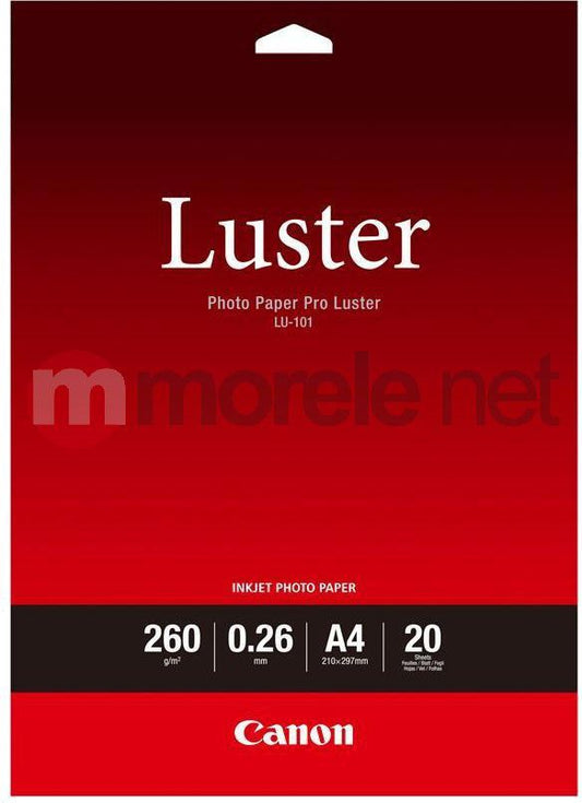 ΑΝΑΛΩΣ CANON LUSTER PAPER A4 20 SHHETS