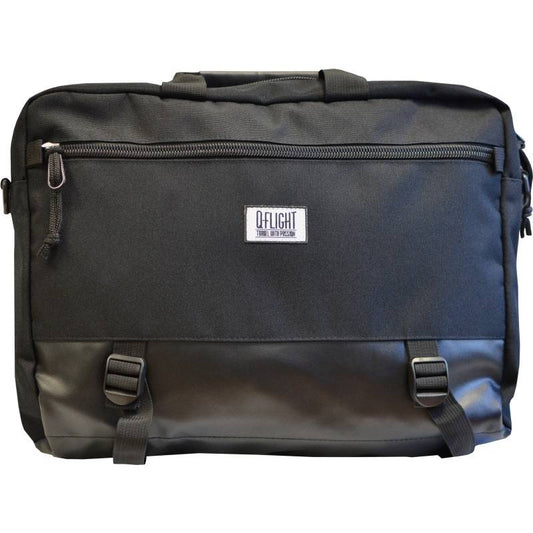 QFlight Black Backpack/Laptop Case