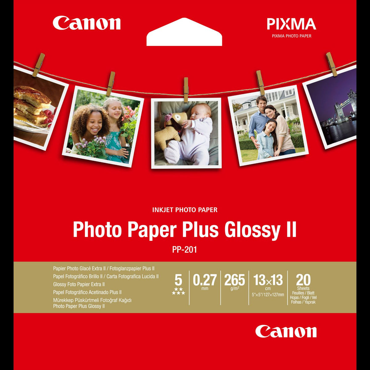 CANON PAPER PP-201 Square (5x5 inch) 20