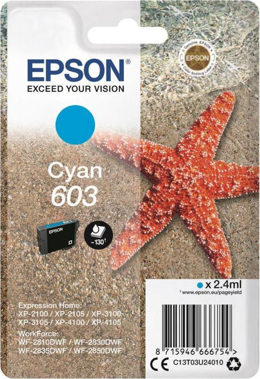 Μελάνι Epson Singlepack Cyan 603