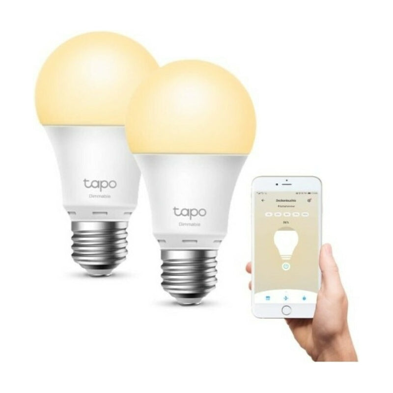 Tp-Link Tapo Smart Wi-Fi Light Bulb, Dimmable (L510E 2-PACK)