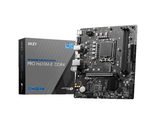 MB MSI PRO H610M-E DDR4