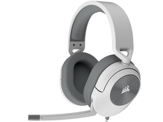 Corsair Wired Gaming Headset HS55 Stereo — White — CA-9011261-EU
