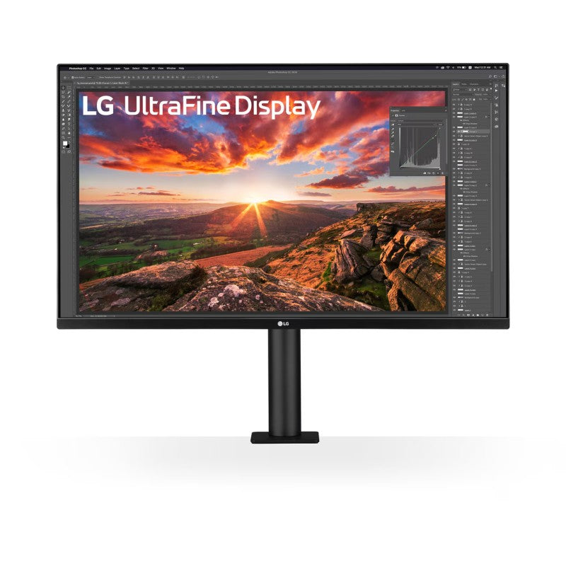 LG Monitor 31.5" UHD 4K Ergo IPS
