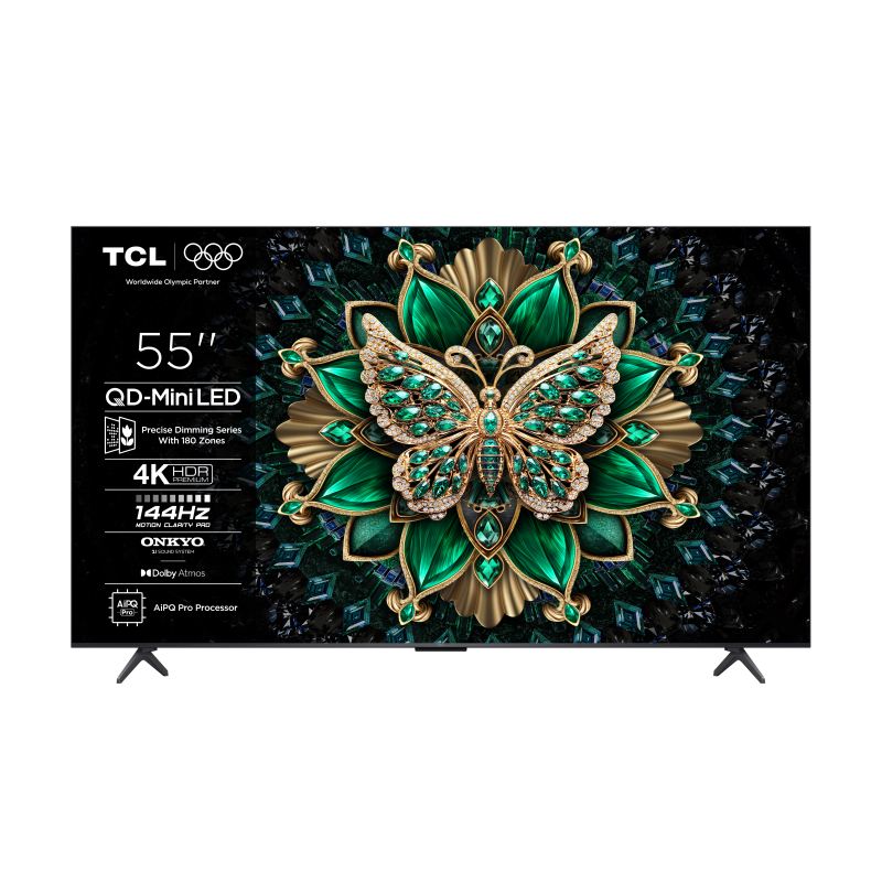 TCL 55C6K 4K QD-Mini LED 144Hz TV (2025)
