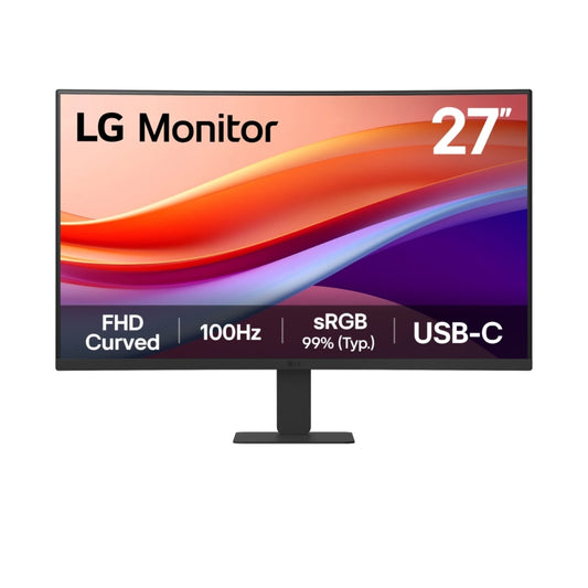 LG 27U421A-B Curved Monitor 100Hz USB-C