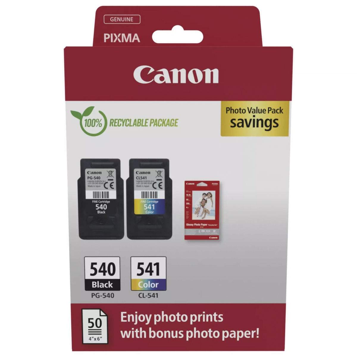 ΑΝΑΛΩΣ CANON INK PG-540/CL-541 PVP