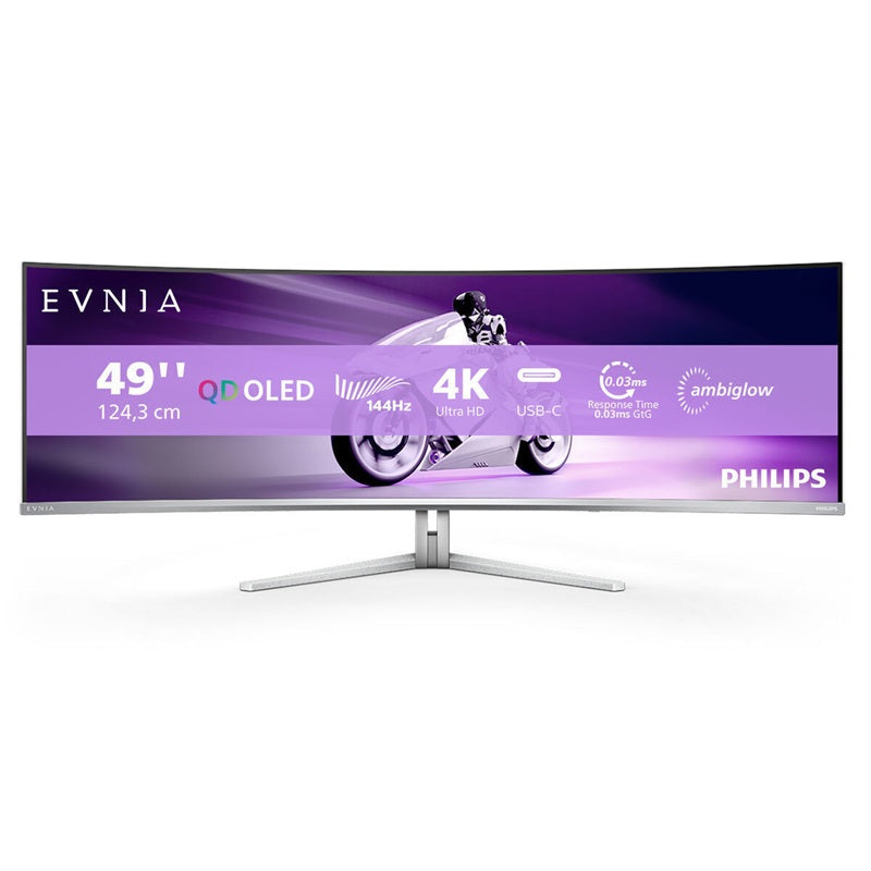 Philips QD-OLED Curved Monitor 48.9" 5K