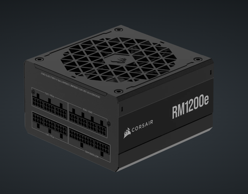 CORSAIR PSU RM1200e Gold, Fully Modular